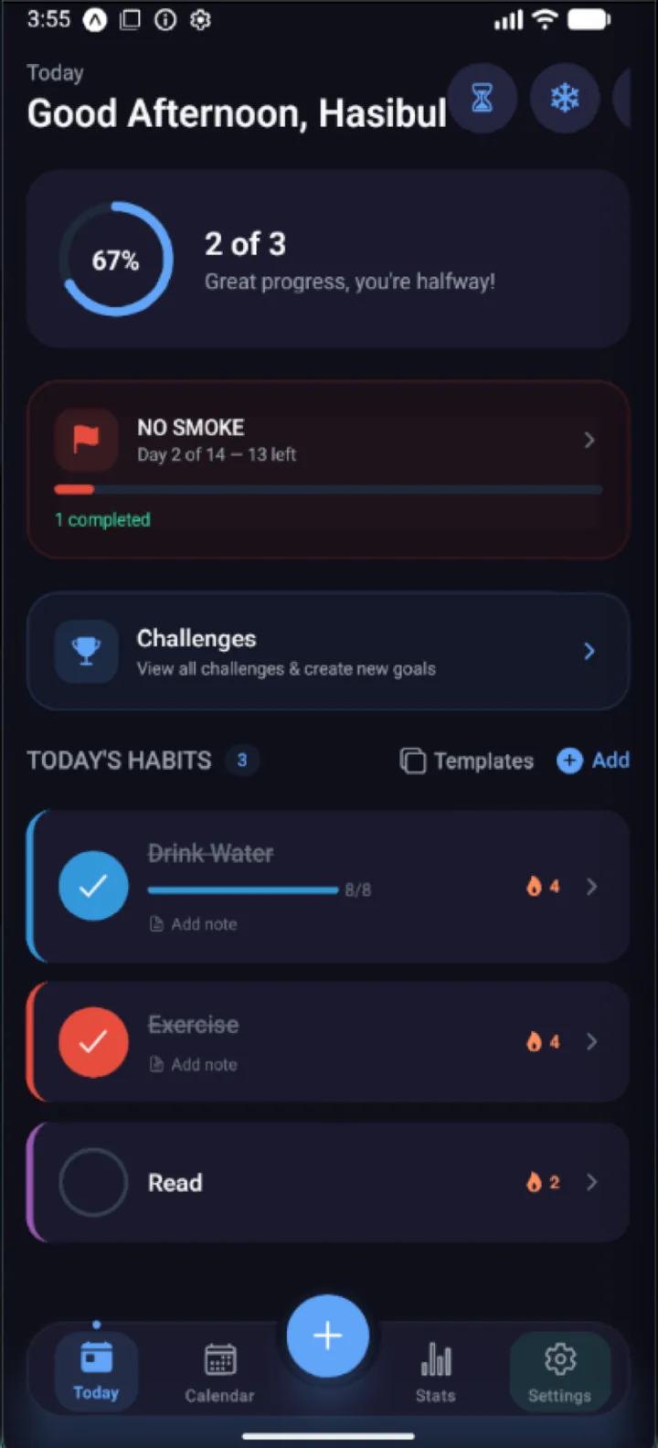 HabitFlow — screen 4